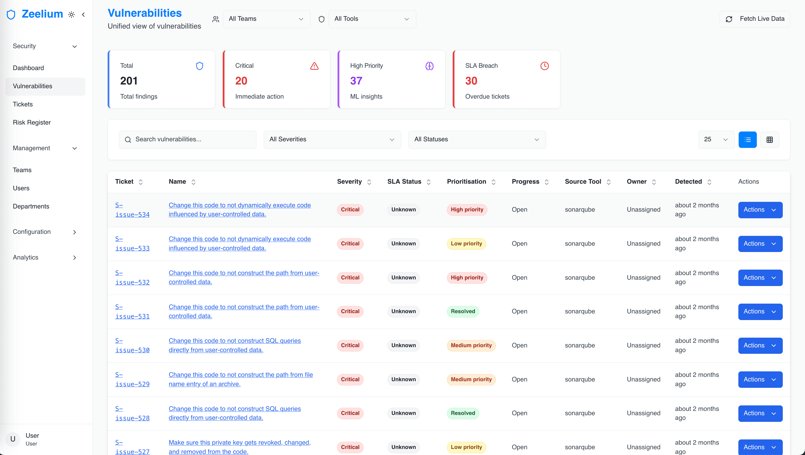 Zeelium product screenshot